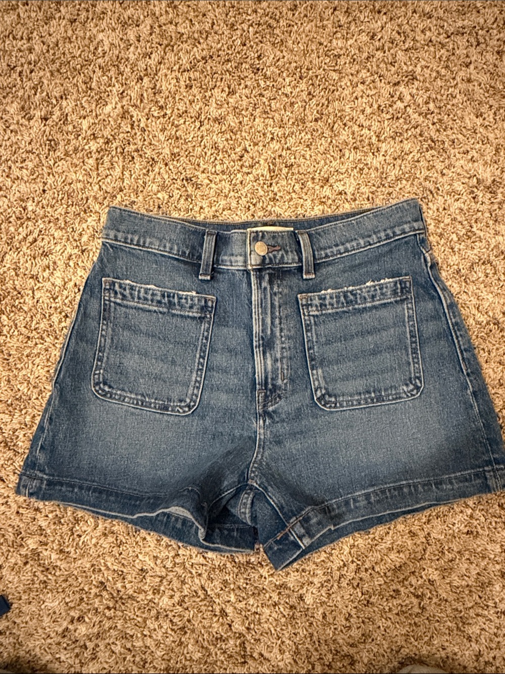 Madewell High-Waist Blue Denim Women’s Shorts